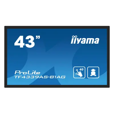 iiyama ProLite TF4339AS-B1AG 43" Class (42.5" viewable) LED-backlit LCD display - 4K - for digit