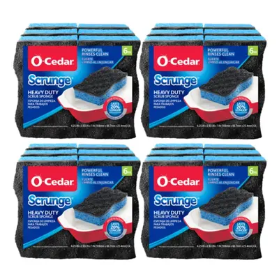 O-Cedar Heavy Duty Scrunge Scrub Sponge Count (Pack of 4)