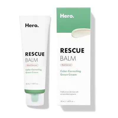 Hero Cosmetics Rescue Balm + Red Correct: Post-Blemish Recovery Cream