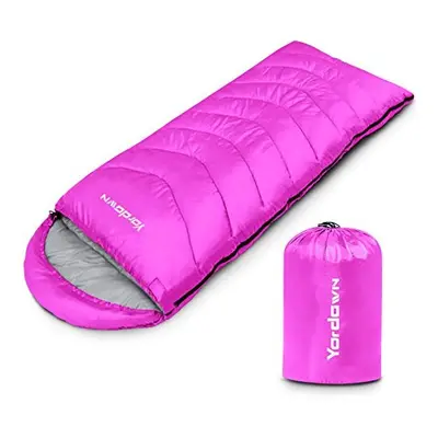 Yordawn Sleeping Bags for Adults Kids, Lightweight Sleeping Bag Season Winter Summer Compact Sin