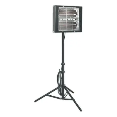 3000W Infrared Quartz Patio Heater - High Efficiency - Telescopic Floor Stand