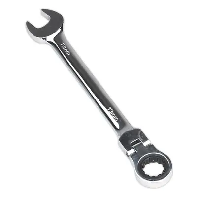 19mm Flexible Ratchet Combination Spanner - Flexible Ring Head - Chrome Vanadium