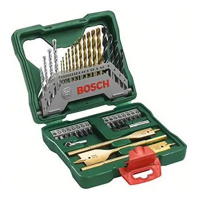 Bosch Home and Garden 40-Piece X-Line Accessory Set, Black/Gold/Silver