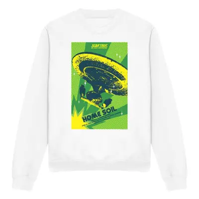 (XXL, White) Star Trek Unisex Adult The Next Generation Season Episode Sweatshirt