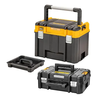 Dewalt DWST83343-1 Deep TSTAK 2.0 Organiser Storage Box Tote + DWST1-70703 Case