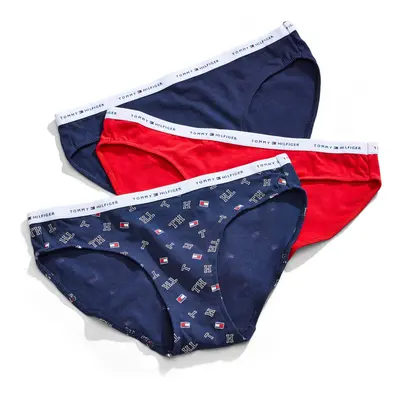 Tommy Hilfiger Women's Classic Cotton Logo Bikini Panties 3-Pack Vars