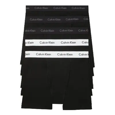 Calvin Klein Men's Cotton Classics 5-pack Boxer Brief Black Bodies W/Black Wb Black Bodies W/Whi