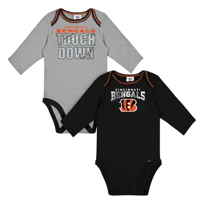 NFL Gerber Unisex Baby Team Pack Long Sleeve Onesie Bodysuit Color Months