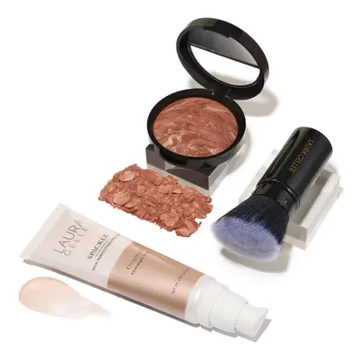 LAURA GELLER NEW YORK Ready-n-Radiant Kit PC - Baked Bronze-n-Brighten, Deep + Spackle Super-Siz