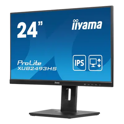 iiyama ProLite XUB2493HS-B6 computer monitor 60.5 cm (23.8") x pixels Full HD LED Black