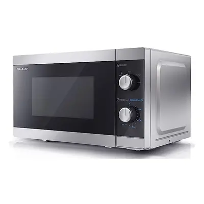 SHARP YC-MS01U-S Compact Litre 800W Manual control Microwave, power levels, defrost function, LE