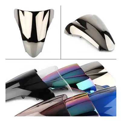 (Silver) Motorcycle Windscreen Covers Screen Motorbikes Deflector Windshield For