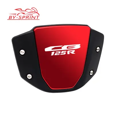 (CB125R Red) Motorcycle CNC Wind Deflector Front Screen Windscreen Accessories For