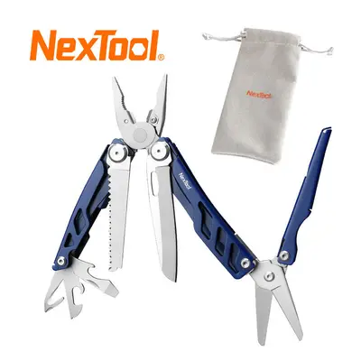 (Blue Flagship Pro) Nextool Flagship Pro In Folding Knives Pocket Knife Multifunctional Plier Sc