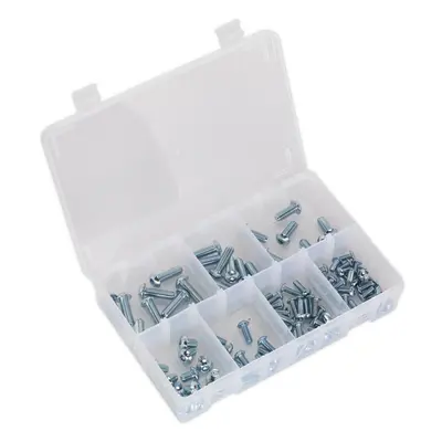 108 Piece Button Head Socket Screw Assortment - M5 to M10 - High Tensile Steel