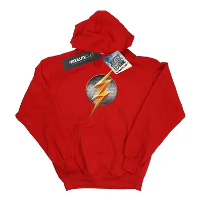 (9-11 Years, Red) DC Comics Girls Justice League Movie Flash Emblem Hoodie