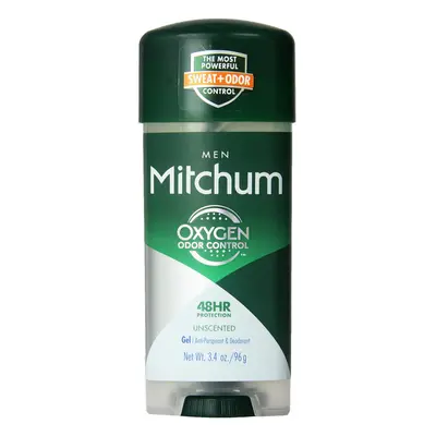 Mitchum Advanced Control Unscented Gel Anti-Perspirant & Deodarant 3.4 oz (Pack of 6)