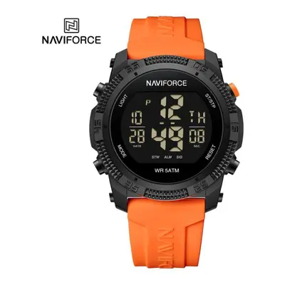 (Orange, 260mm) NAVIFORCE digital watch Unisex waterproof gift wristwatch NF7104