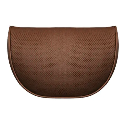 (Coffee) For BMW Audi Toyota JEEP Kia Honda Car Headrest leather Car Neck Pillow