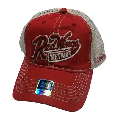 Reebok Detroit Red Wings Slouch Mesh Back Hat - Size S/M ET83Z