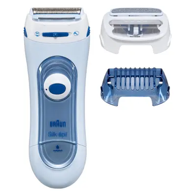 Silk-Ã©pil Lady Shaver, 3-in-1 Electric Shaver, Trimmer and Exfoliation System, Wet & Dry, 5-160