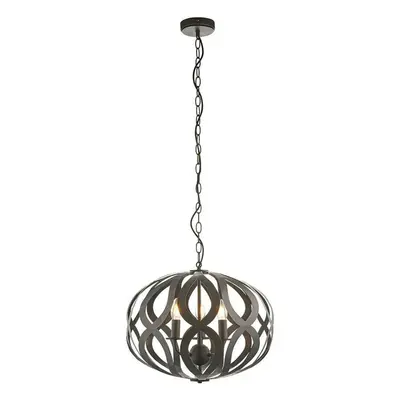 Hanging Ceiling Pendant Light Antique Brushed Bronze Bulb Modern Table Feature