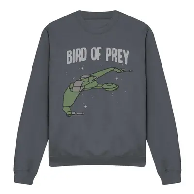 (XL, Charcoal) Star Trek Unisex Adult The Bird of War Sweatshirt