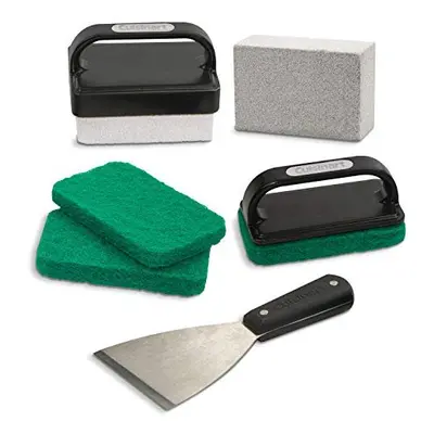 Cuisinart CCK-231 Ultimate Griddle Kit, 8-Piece Grill Cleaning, Black