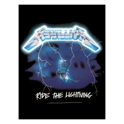 Metallica Ride The Lightning Fabric Poster x 40in