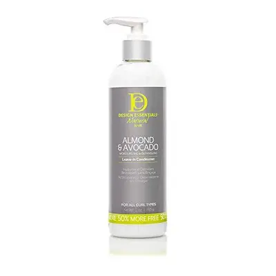 Design Essentials Natural Almond & Avocado, Moisturizing & Detangling Leave-In Conditioner, Ounc