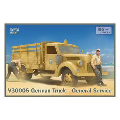 IBG Models V3000S German General Service Truck 1:72 Plastic Model Kit