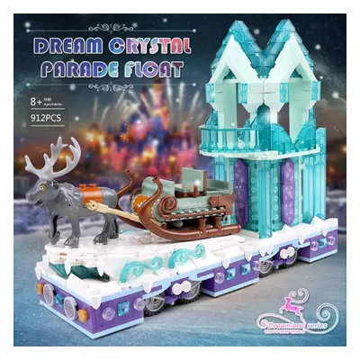 (as the picture) Mould King Building Blocks The Snow World Princess Fantasy Winter Village Model