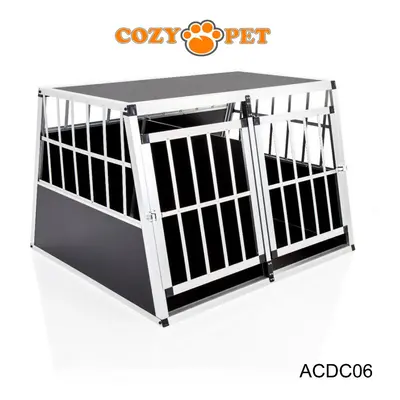 Aluminium Car Dog Cage Cozy Pet Travel Puppy Crate Transport ACDC06