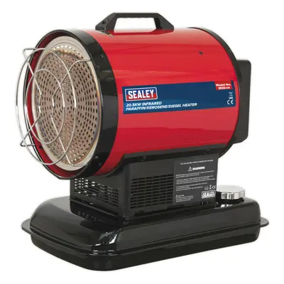 20.5 kW Infrared Heater - Paraffin / Kerosene / Diesel - 15L Tank - Btu/hr