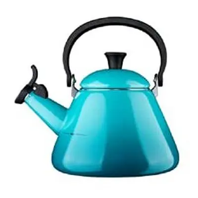 Kone StoveTop Kettle with Whistle Suitable for All Hob Types Including Induction Enamelled Steel