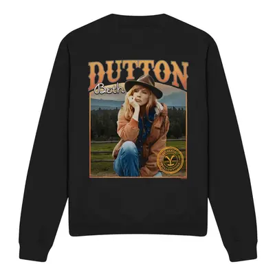 (L, Black) Yellowstone Unisex Adult Thoughts Beth Dutton Sweatshirt