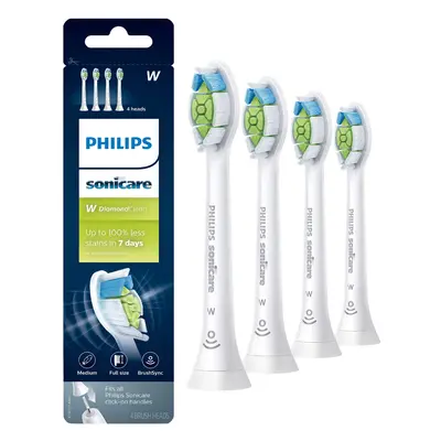 Philips Sonicare HX6064/65 Genuine DiamondClean replacement toothbrush heads, BrushSync technolo