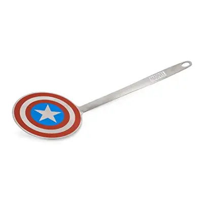 Marvel Captain America Shield Colored Flat Stainless Steel Spatula Heavy Duty Wide Head Kitchen 