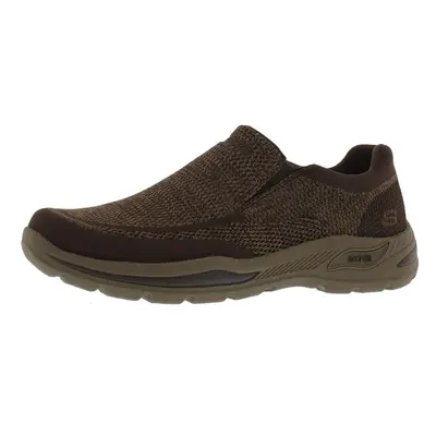 Skechers Men's Walking Sneaker Brown Knitted Mesh