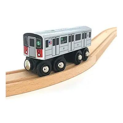 MUNI PALS Munipals Wooden MP01-1105 NYC MTA Subway Train Lexington Ave Express R142 Car