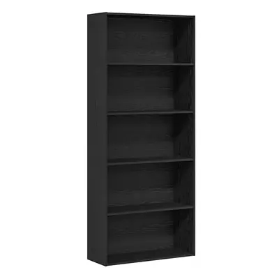 (black oak) vidaXL Book Cabinet Bookcase Book Rack Unit Organiser Shelf Engineered Wood