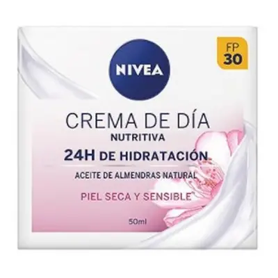 Nivea Nourishing Day Cream 24h Hydration Dry And Sensitive Skin 50ml