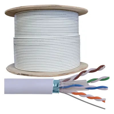 305M CAT6 FTP STP Shielded Cable Reel Drum Pure Copper Ethernet Network LAN RJ45