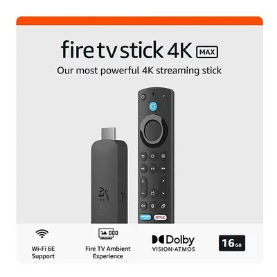 Amazon Fire TV Stick 4K Max streaming device 16GB Wi-Fi 6E, Ambient Experience (2nd Gen 2023)