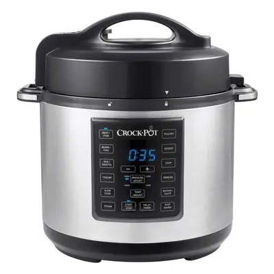 Crock-Pot Express Pressure Cooker CSC051, 12-in-1 Programmable Multi-Cooker, Slow Cooker, Steame