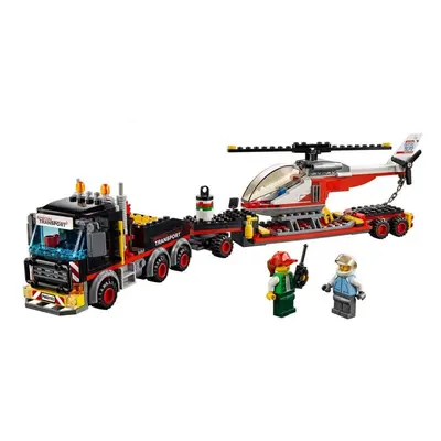 EGO City Heavy Cargo Transport Toy Truck Building Kit with Trailer Toy Helicopter and Constructi