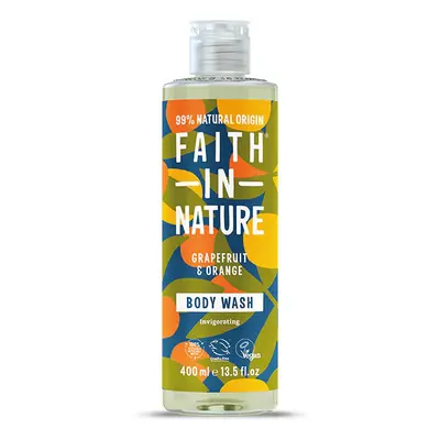 Faith in Nature Grapefruit & Orange Bath & Shower Gel 400ml - Case of