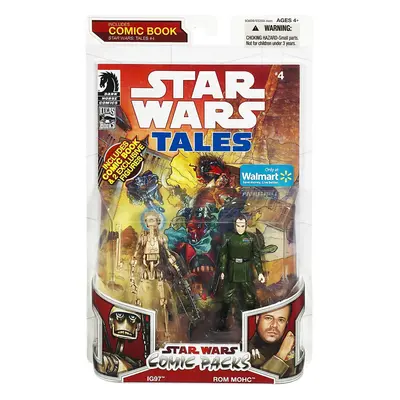 Star Wars Comic Book Action Figure 2Pack Dark Horse Star Wars Tales #4 IG97 & Rom Mohc