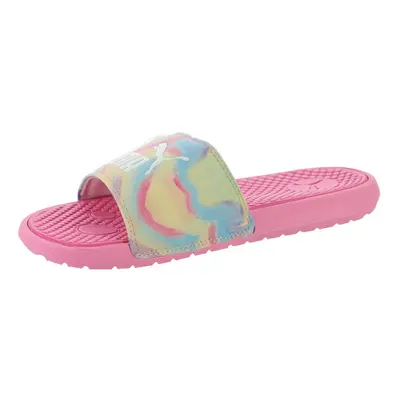 PUMA Cool Cat Ice Cream Swirl (Big Kid) Pink Glimmer/Elektro Purple/Is