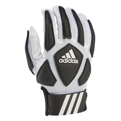 adidas Scorch Destroy Lineman Adult Gloves Full Finger White/Black